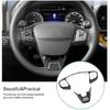 Interior Steering Wheel Trim Cover Frame For Ford Bronco Sport 21+ Carbon Fiber