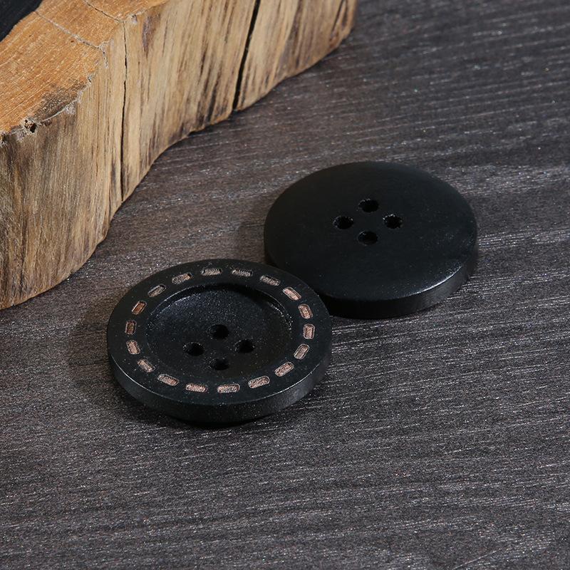Solid Wood Clothes Buttons Men'S And Women'S Shirts Sweaters Jackets Button Accessories Children'S Coats Trench Coats Cardigan Wood Buttons