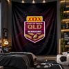 Wall Hanging Tapestry Queensland Maroons Print Cloth for Living Room Bedroom Home Decor