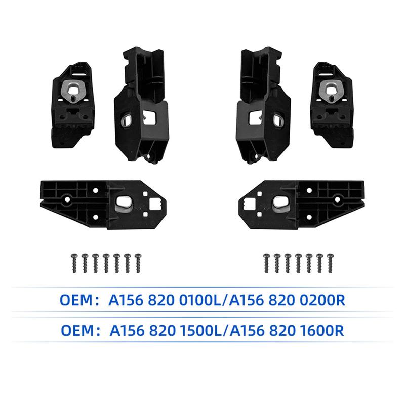 SXR-Car Front Headlight Bracket Repair Mount Kits For GLA Class X156 13-19 Headlamp RS Bracket