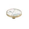 Gold Rim Cabinet Knobs Circular Shape Drawer Knobs Creative Door Knobs  For Kitchen Cabinet