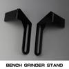 2Pcs Benches Grinder Tool Rest Grinder Stand Stainless Steel Design Compatible for 150-200/250 Grinding Machines