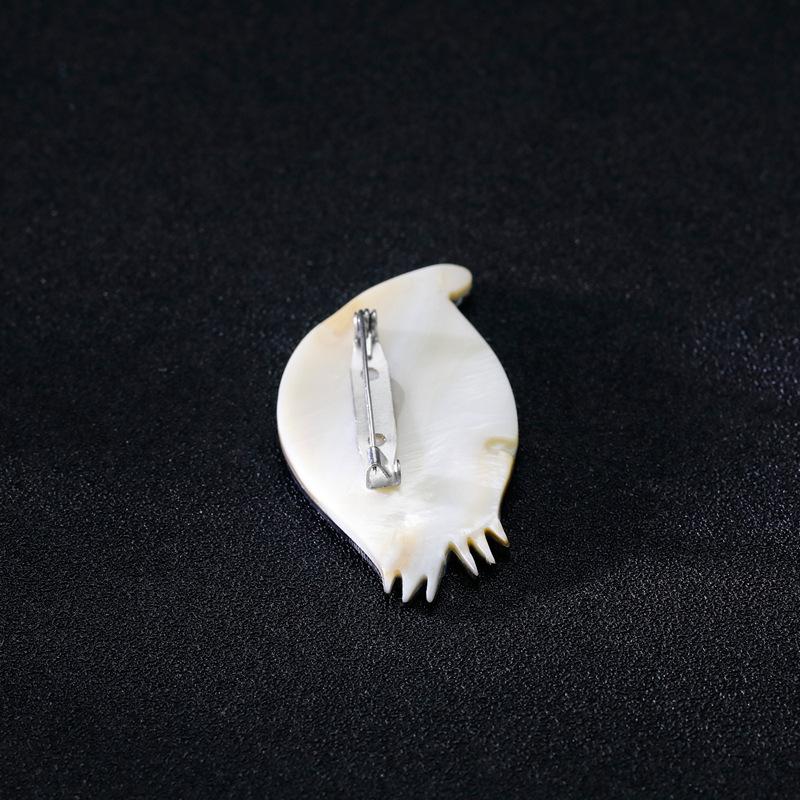 Blucome Модная высококачественная брошь в форме глаза, индивидуальная женская булавка в форме дикого морского ушка