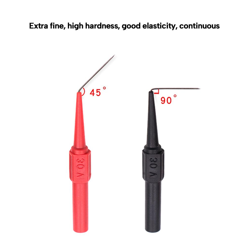 4 шт. комплекты для проверки задних зондов, штифты задних зондов для автомобильной цепи автомобиля, диагностическое тестирование электрооборудования