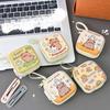 Cartoon Cute Capybara Small Coin Purse Fashion Waterproof Mini Storage Box Portable Wallet Mini Headphone Bag