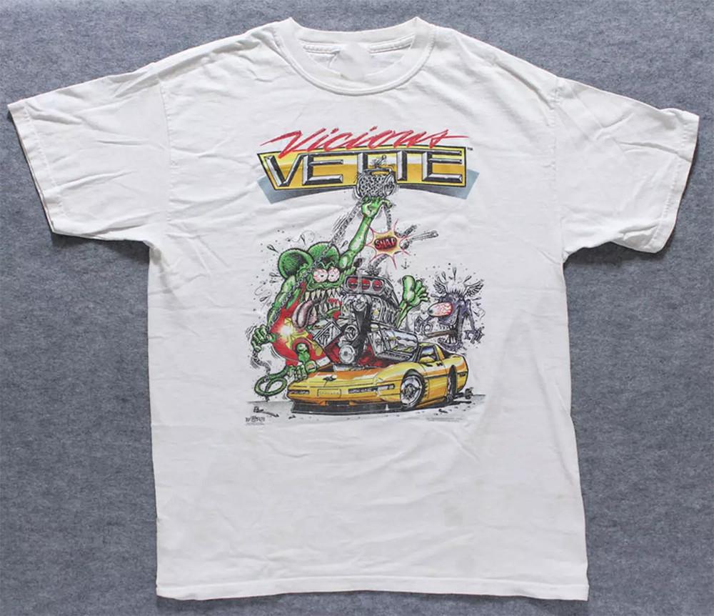 Ed Big Daddy Roth Rat Fink Vicious Vette T SHIRT FULL SIZE S5XL Unisex T-Shirt