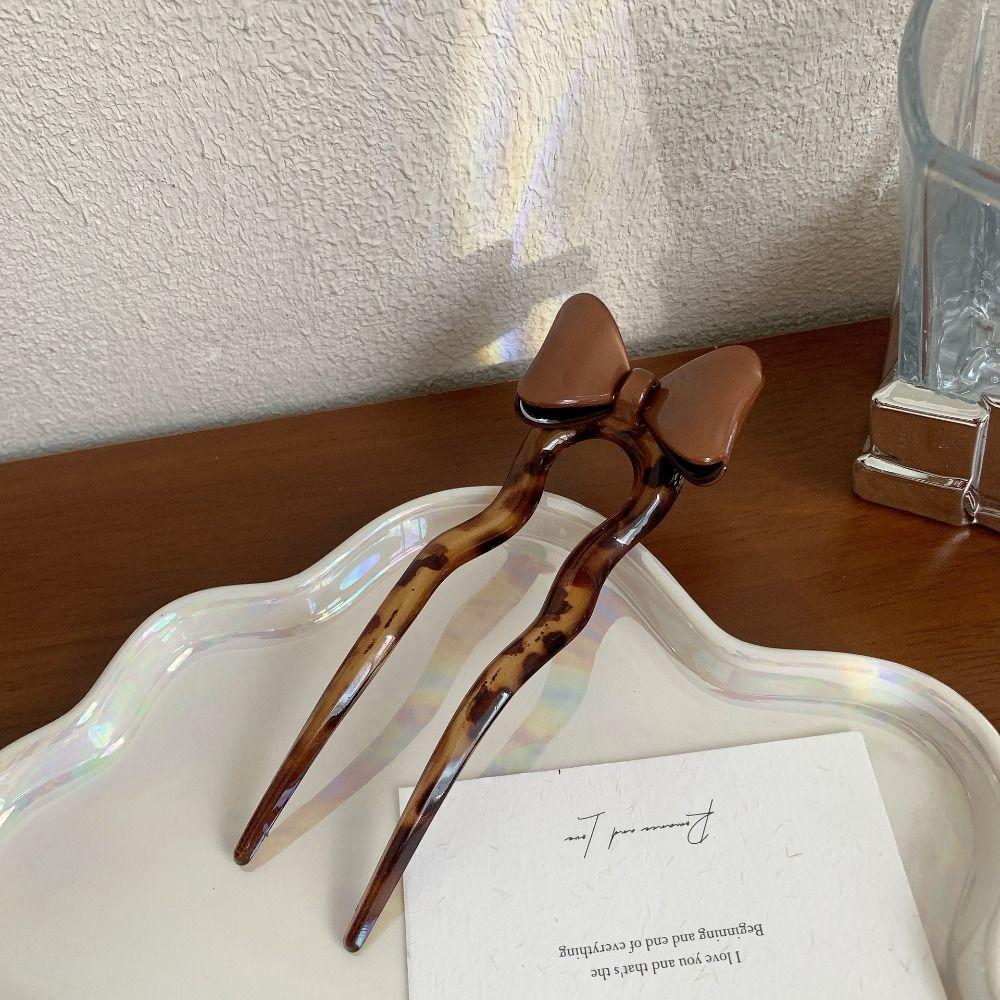 Корейский стиль U-образная шпилька для волос ретро-панель для волос французский бант палочка для волос головной убор ханьфу