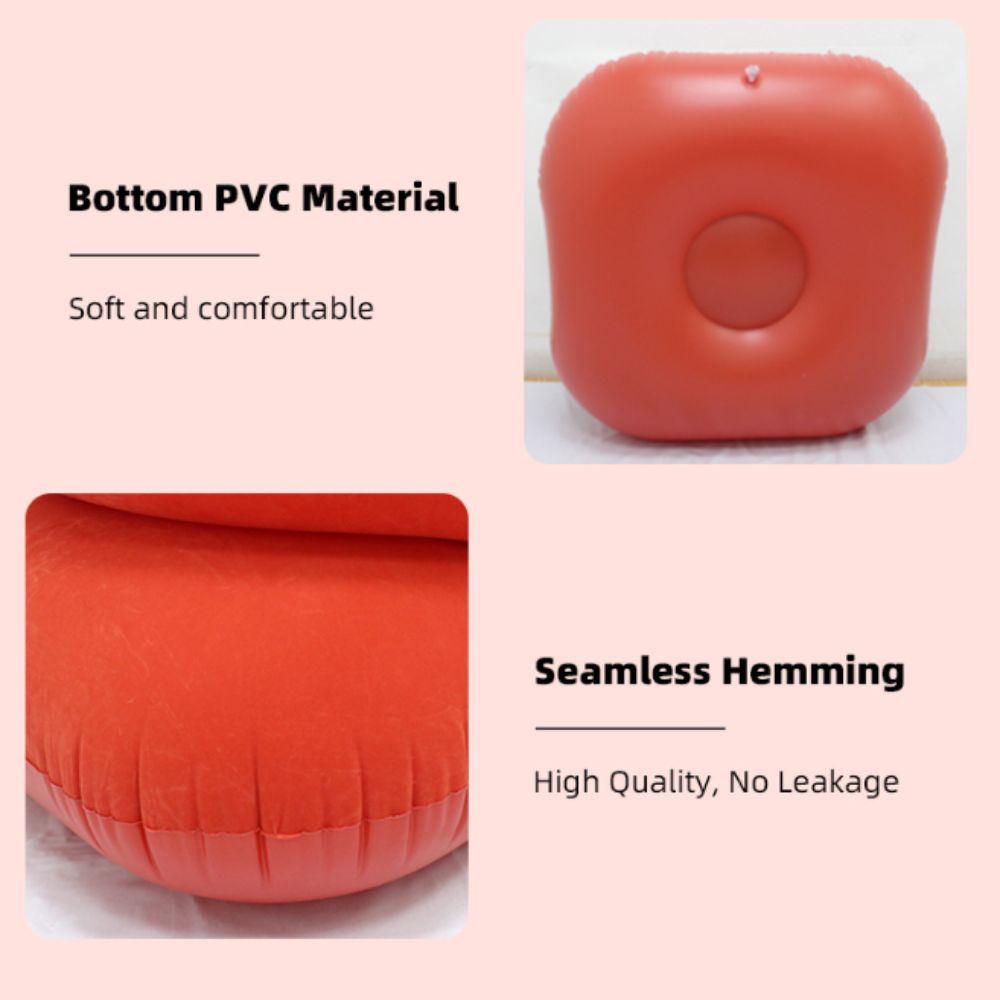 U-shaped Inflatable Lazy Sofa Flocking Inflatable Flocking Chair Inflatable Single Sofa Outdoor