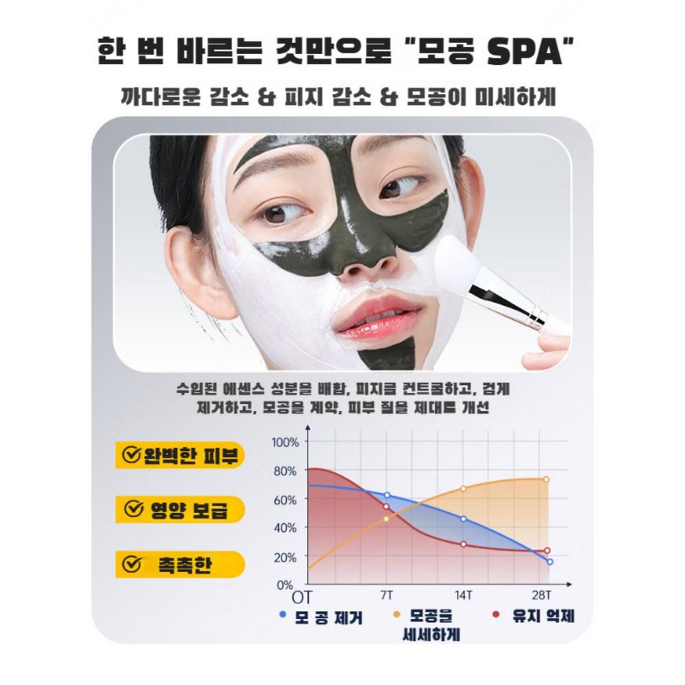 Очищение + увлажнение, двухцветная грязевая маска, 1 упаковка