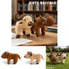 Plush Water Buffalo Toy With Pp Cotton Filling For Kids And Collectors