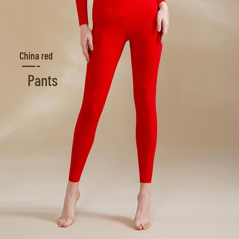 Женский бесшовный комплект из кашемира и шелка: жилет и кальсоны с встроенным бюстгальтером - на флисовой подкладке и плотный для осени