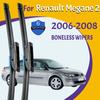 Щетки стеклоочистителя для Renault Megane 2 2006-2008 лобовое стекло чистое окно лобовое стекло автозапчасти автомобильные щетки для дождя 24''+18''