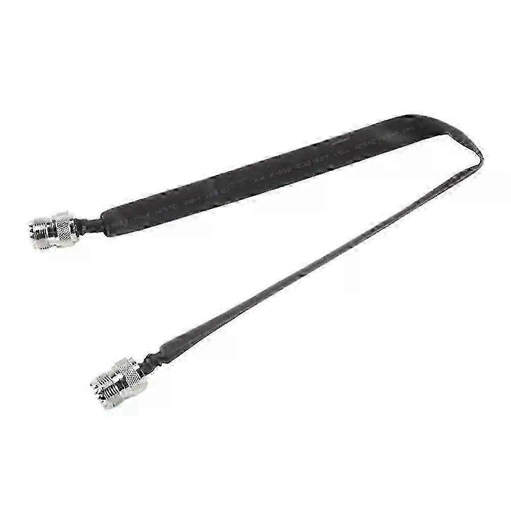 Door/Window Pass Through Flat RF Coaxial Cable SMA RP-SMA SO239 UHF Female to UHF Female 50 Ohm RF Coax Pigtail Extension Cord,zxl
