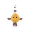 Apricot Lamb Ping Pong Cute Soft Keychain Plush Perfect for Boys and Fits Kids Backpacks and 8cm Toy, Girls, Purses,