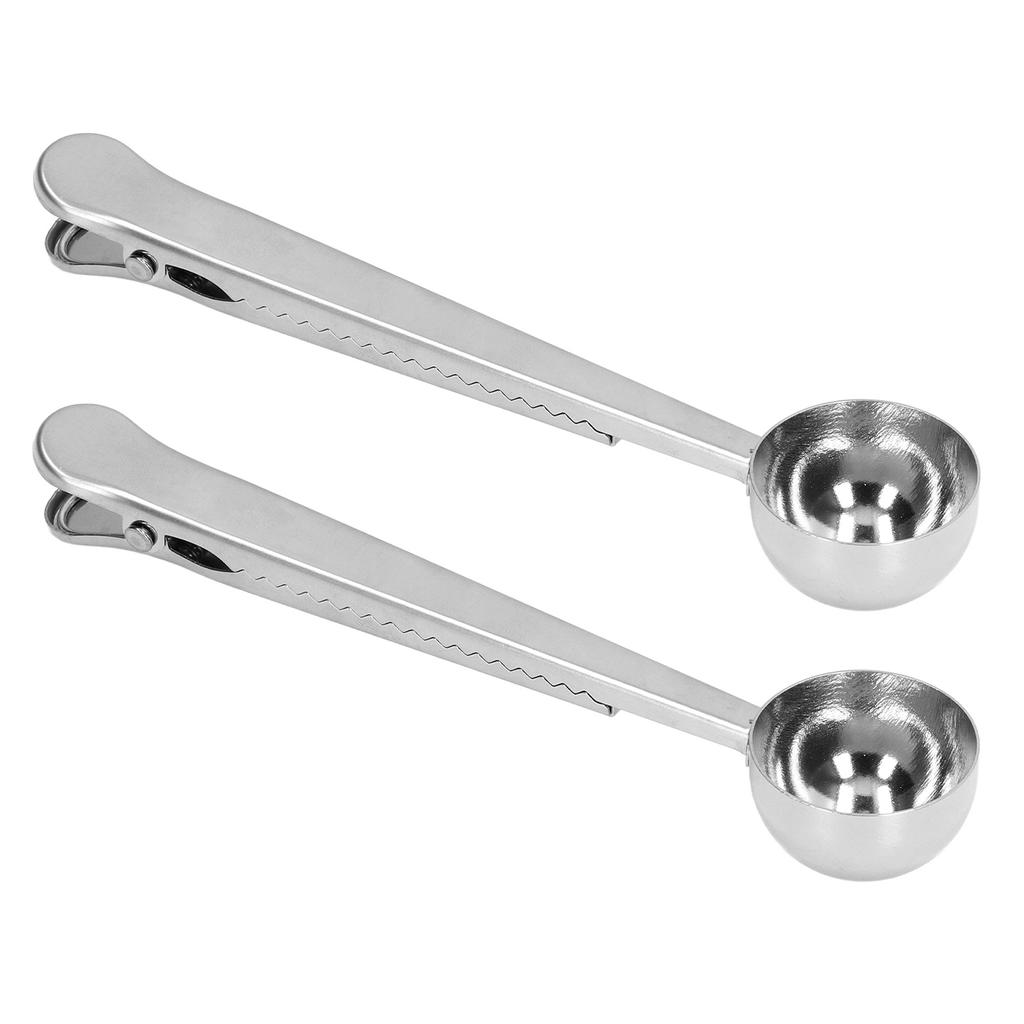 2 шт. Кофейная ложка-зажим, матовый внешний вид, тонкая работа, классический современный пищевой материал, кофе