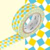 Masking Tape Small Yellow and Blue Squares - 1.5 Cm X 7 M