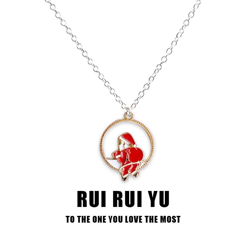 RUI RUI YU рождественские украшения кулон ожерелье для женщин мужчин подруга пара любовник ювелирные изделия подарок