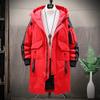 Mid -Length Down Jacket Men 'S Winter Hooded Loose Casual Windproof Loose Down Jacket