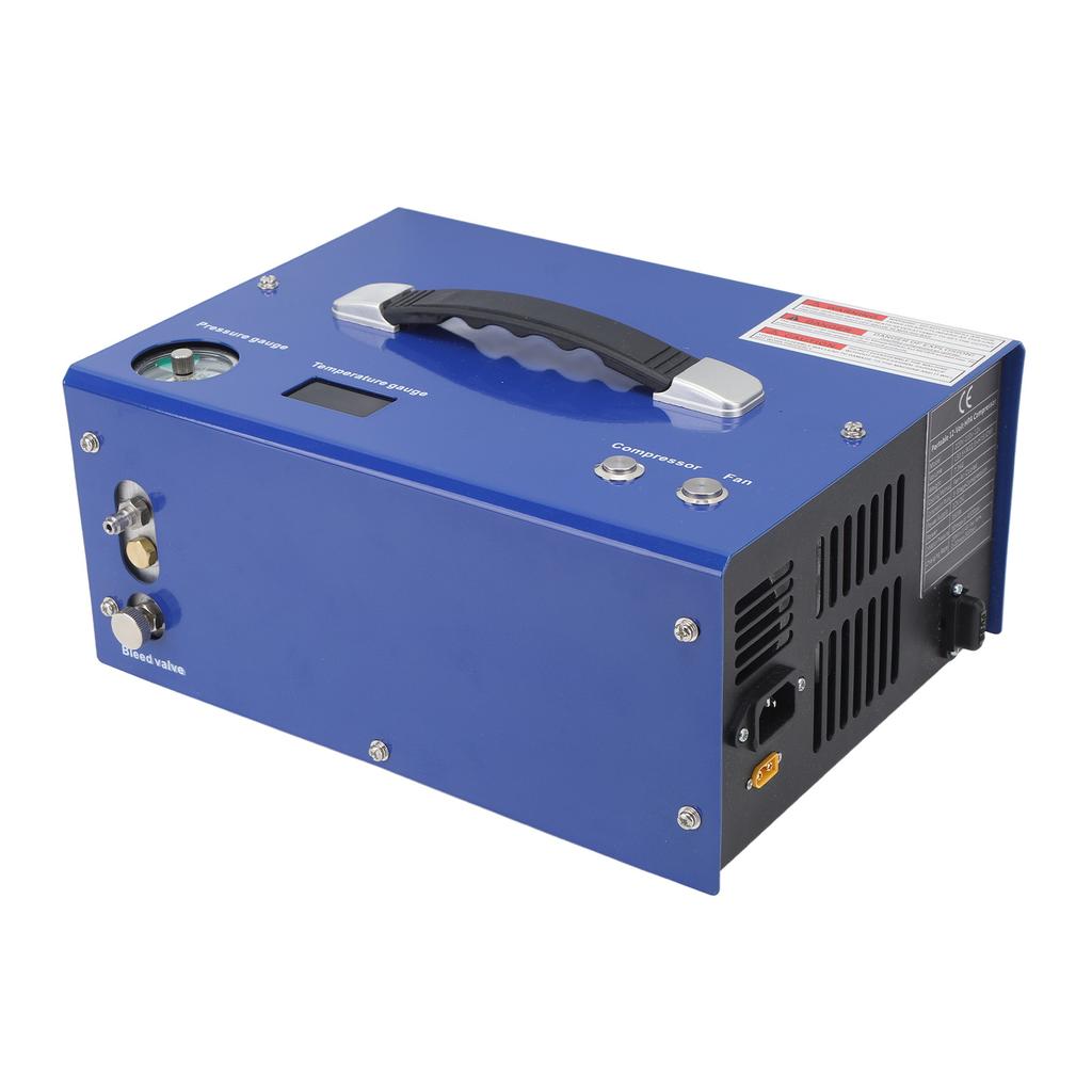 PCP Air Compressor Built in Transformer 4500Psi 30Mpa Automatic Stop High Pressure Compressor with 5 Filter Cotton US
