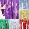 Transform Your Home Into A Party Venue With Laser Rain Curtain Foil Metal Wire Background