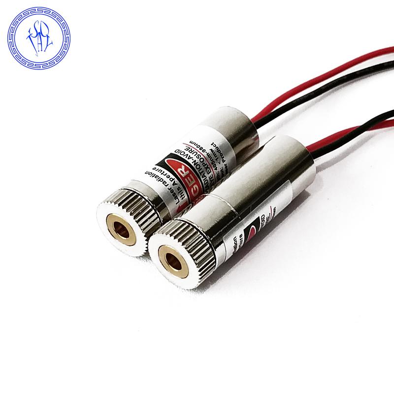 Focusable Red Cross X Line Laser Module 5mW 650nm 5V