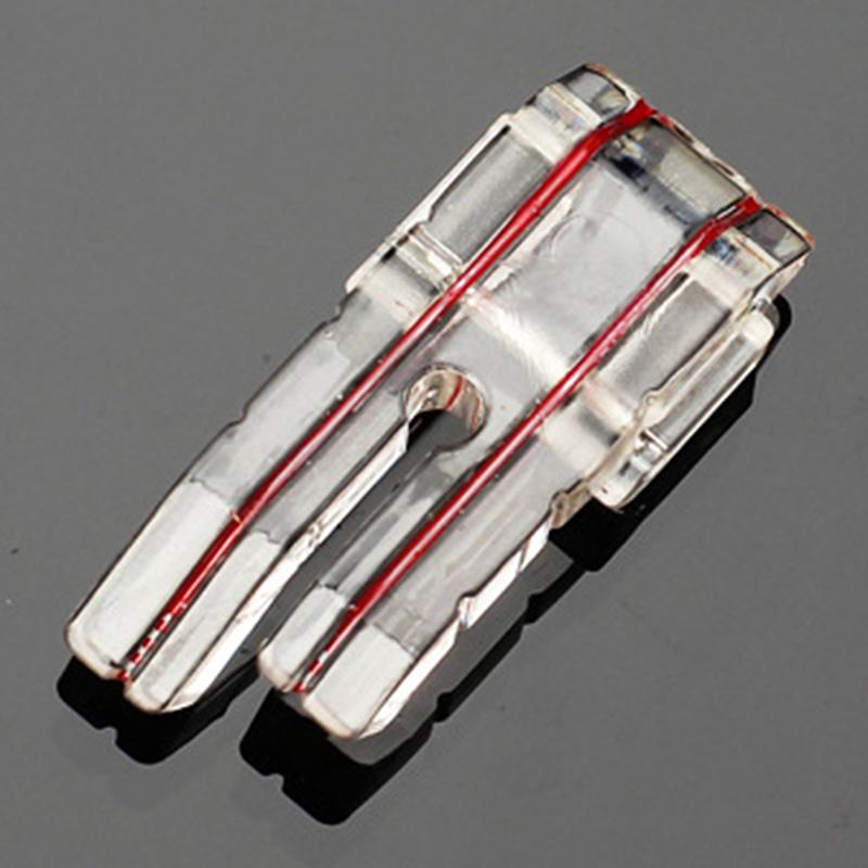 Пластиковая прозрачная лапка, прижимная лапка, направляющая лапка, аксессуары для домашней швейной машины