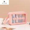 Portable Travel Wash Bag Female Transparent Waterproof Makeup Storage Pouch Large Capacity Cosmetic Organizer Beauty Women Case