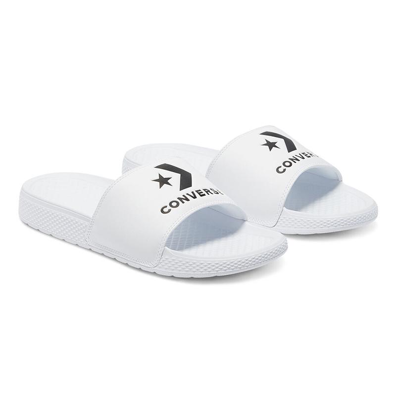 Converse Модный тренд All Star шлепанцы на резиновой подошве унисекс белые.
