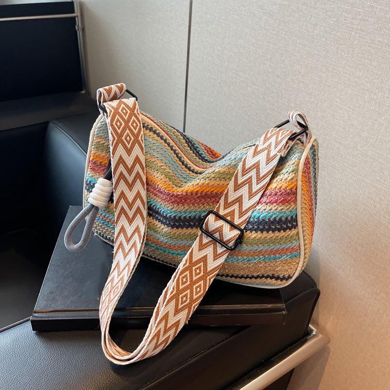 Повседневная женская плетеная легкая сумка через плечо для женщины, дизайнерская роскошная сумка под мышкой KTB