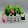 5pcs/set Miniature Plastic Fashion Shoulder Bag Casual Bags For Barbie Dolls Mixed Colors Doll Handbags Girl Birthday Gifts