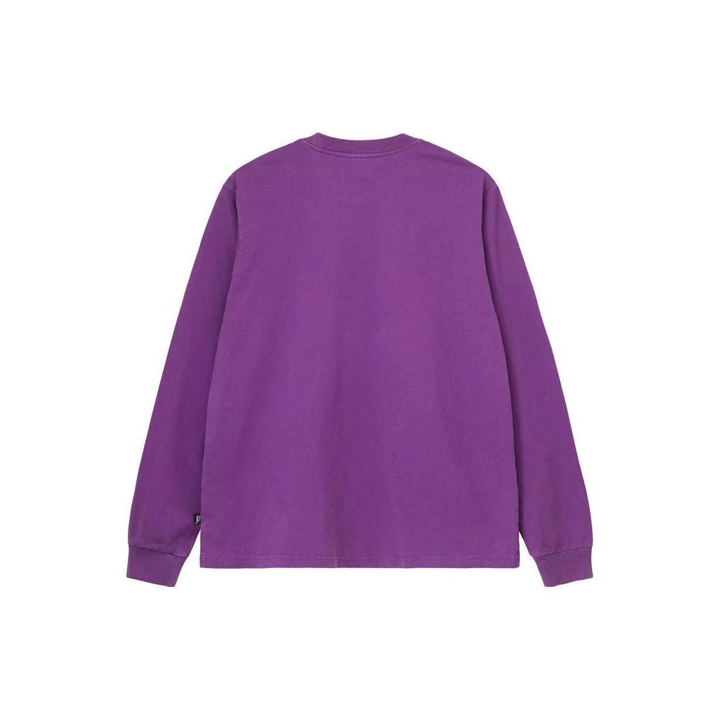 Stussy Худи с длинным рукавом, окрашенное пигментом 1140319