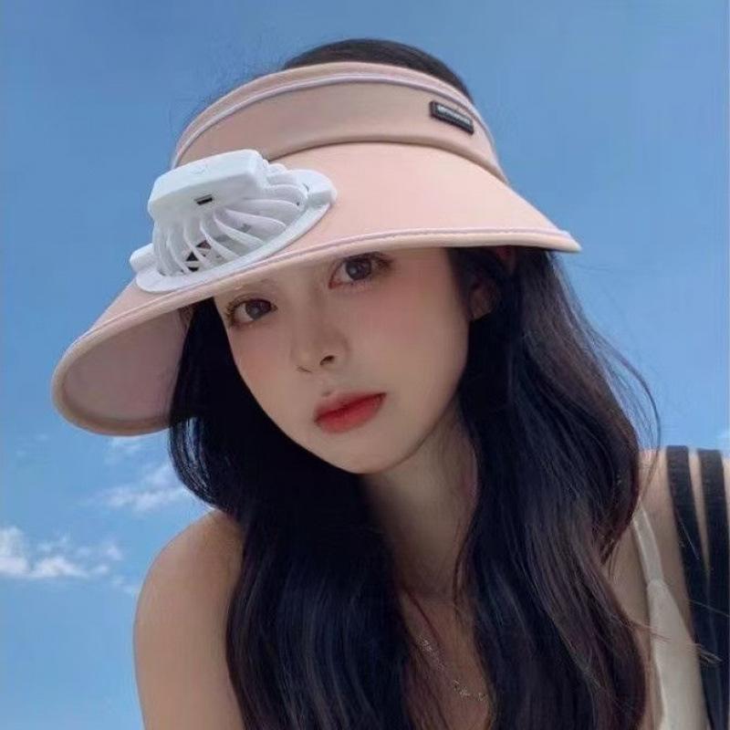 Шляпа-конфетка с широкими полями, шляпа-веер, универсальная шляпа от солнца, шляпа с открытым верхом, отличный вариант для прогулок, женская с широкими полями, двойного назначения для мужчин и женщин