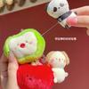 Игривый мультяшный плюшевый брелок в виде животного с ярким фруктовым эластичным стилем для детей