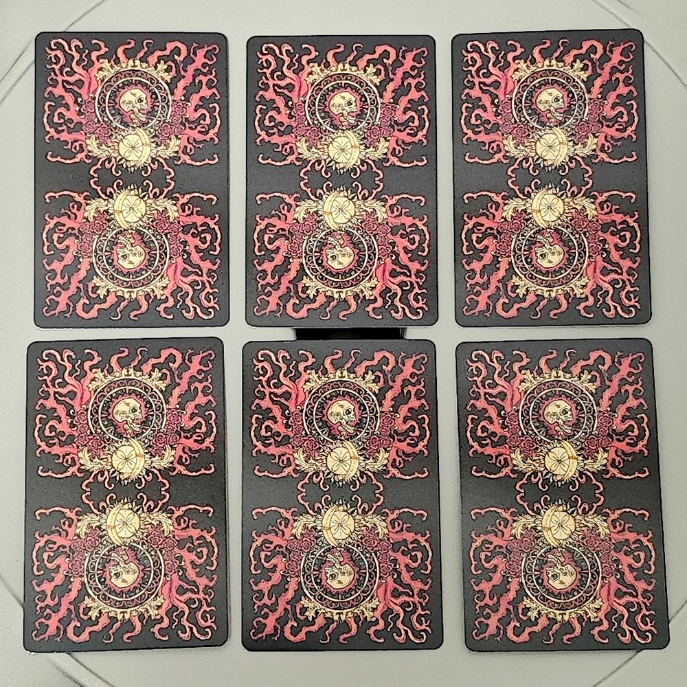 9*6cm Dark Gothic Lenormand Deck 36 Pcs Lenormand Cards Combine Romance and Dark Elements