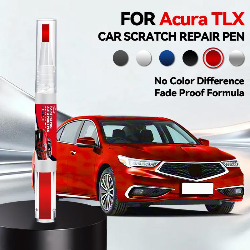 Назначение Автомобильная краска для подкраски царапин на кузове автомобиля Acura TLX, ремонтная ручка для царапин на дисках автомобиля, матовый черный, темно-серый металлик, серебристый, черный цвет краски