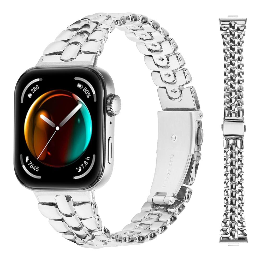 For Huawei Watch Fit 3 Watch Band Fishbone Design Wrist Strap Bracelet