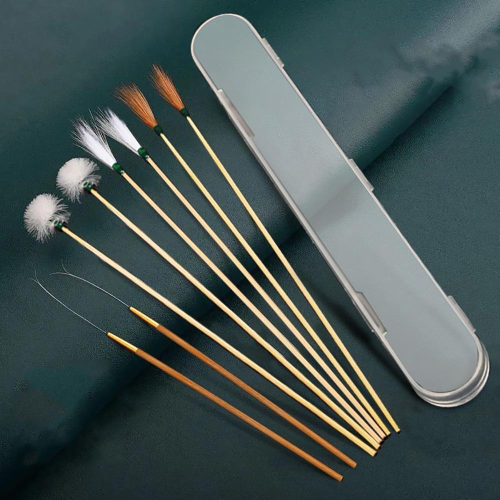 6/8/10PCS Stainless Steel Wax Remover Curette Spoon Cleaner Wax Cleaner Tool  Hygiene Maintenance