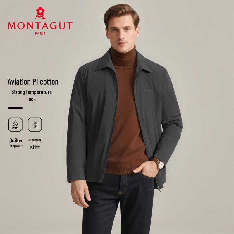 MONTAGUT Men's Padded Business Casual Winter Jacket