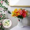 1 букет 28 головок искусственных цветов искусственный шелк орхидея хризантема цветок свадебный букет цветов домашний сад вечеринка декор