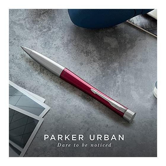 Шариковая ручка PARKER Urban, Матовый черный GT, Средний стержень, Чернила на масляной основе, В подарочной упаковке, Оригинальный продукт S0735820
