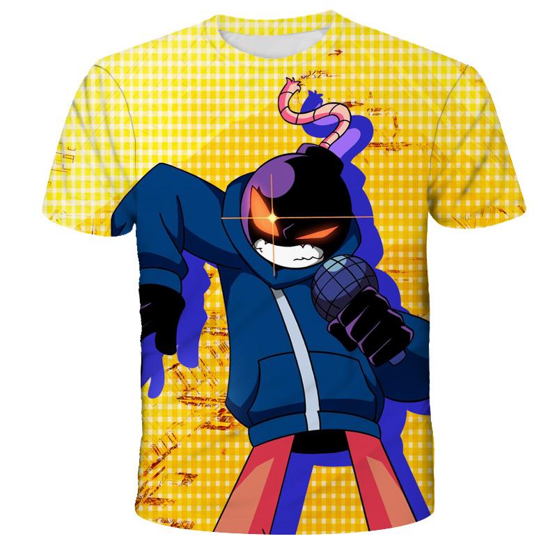 Новая летняя детская модная детская футболка с 3D принтом автомобиля и короткими рукавами, футболка для девочек, детская одежда