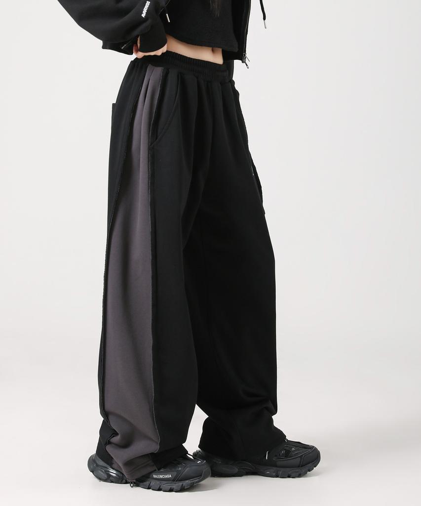 AVANDRESS Simon Side-Color Pants Black