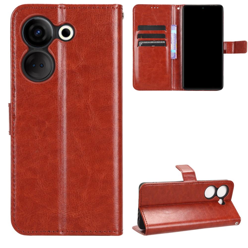 For Tecno Camon 20 Pro Case Flip Phone Holder Stand Case Tecno Camon 20 Pro Casing Wallet PU Leather Back Cover