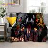 2025 H-Helluva Boss Blitzo Cartoon Soft Blanket, Soft Throw Blanket для дома, спальни, кровати, дивана, пикника, дорожного чехла, подарка ребенку