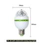 E27 3W Auto Rotating RGB LED Bulb Stage DJ Light Disco Party Lamp Home Decoration Led Party Neon Party Glow In The Dark