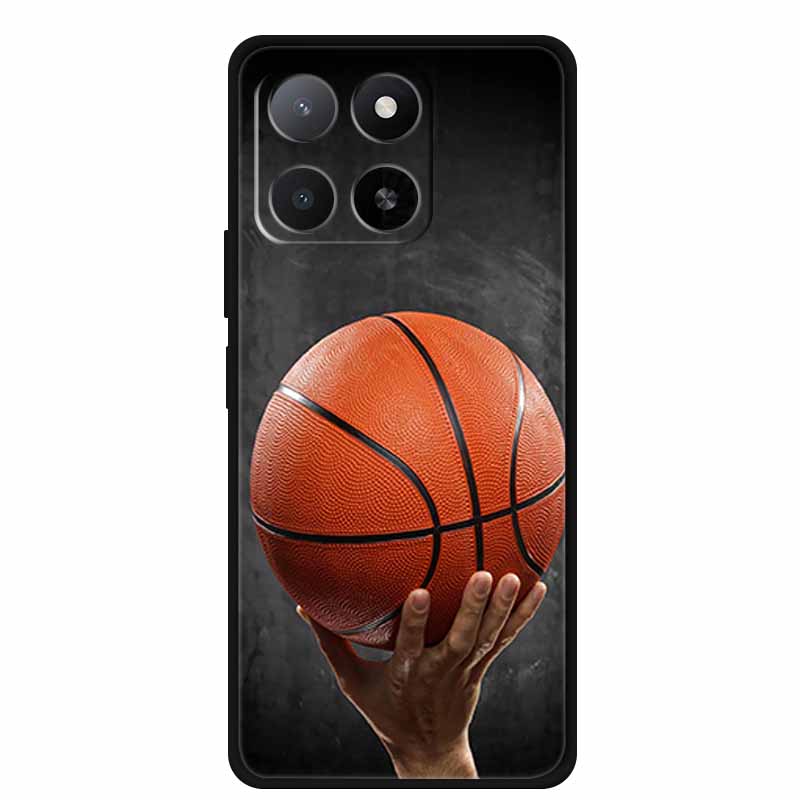 6.7" Чехол для Honor X8c HonorX8c X 8 C Защитный чехол Черный Силиконовый Мягкая задняя крышка Чехол для Honor X8b X6b Play 9A Чехол для телефона