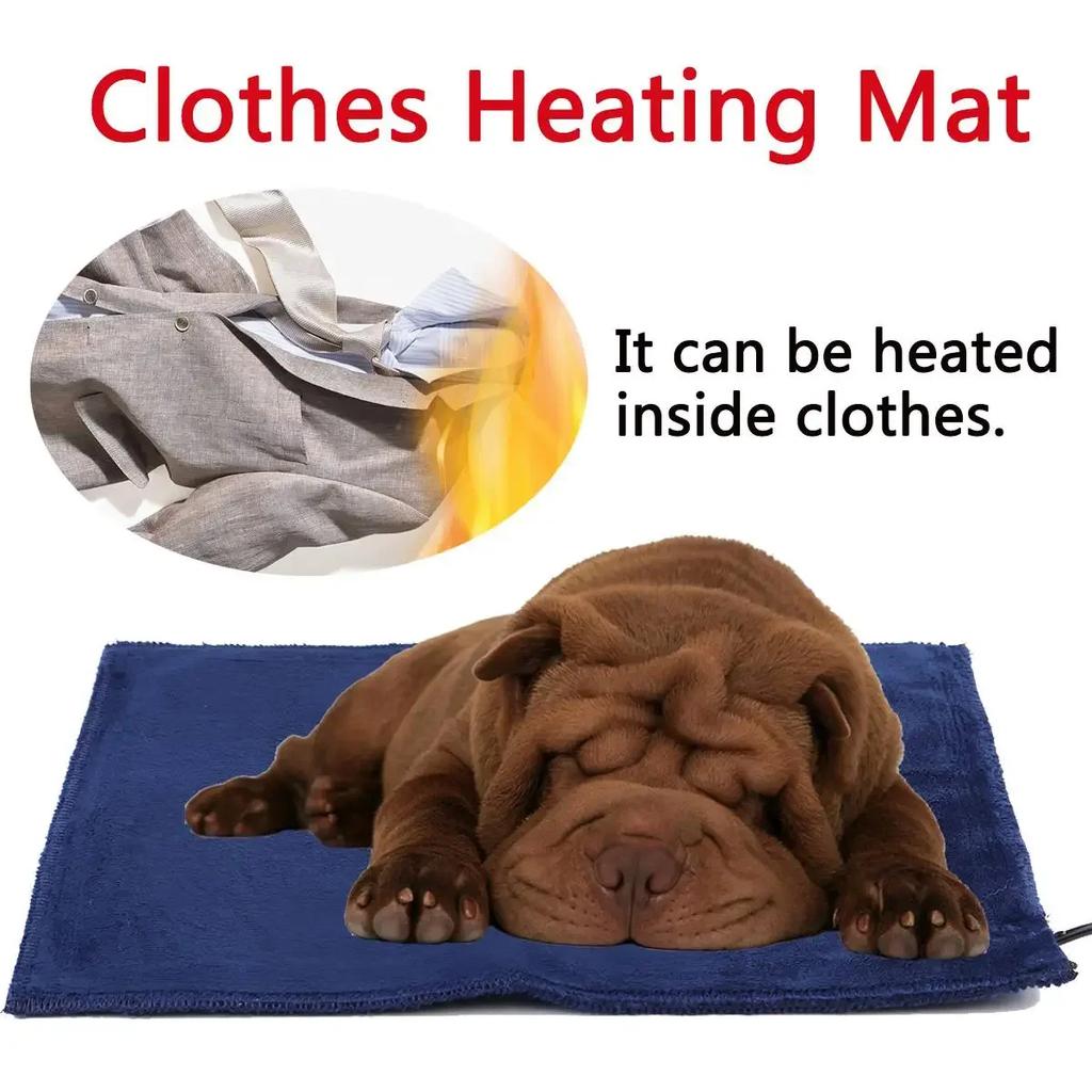 3 Temperatures Carbon Fiber Cat Dog Mat Heating Mat Pet Bed Pad 5V USB Electric Clothes Sheet Winter Plush Pads Warmer