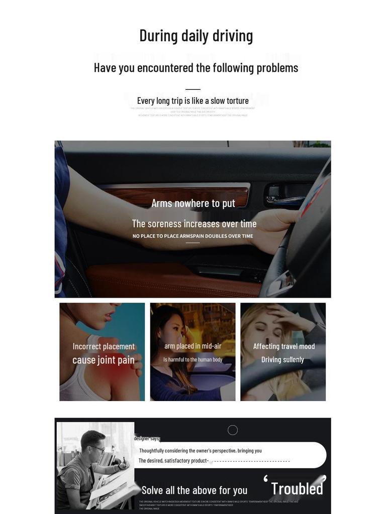 Универсальная накладка на подлокотник для Acura CD, RDX, MDX, NSX, TL - Поддержка двери и локтя