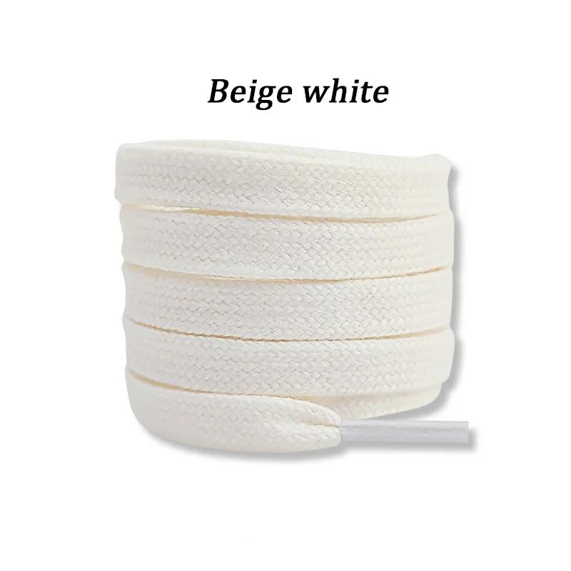 Новые плоские хлопковые шнурки для кроссовок AF1 AJ1 Шнурки для высоких парусиновых повседневных ботинок Без эластичности Шнурки Мужские Женские