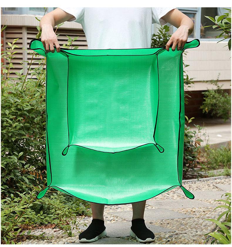 Водонепроницаемый коврик для цветочного горшка, коврик для внутреннего сада с рабочими перчатками, складной коврик для суккулентов для комнатных растений, коврик для комнатных растений, портативный